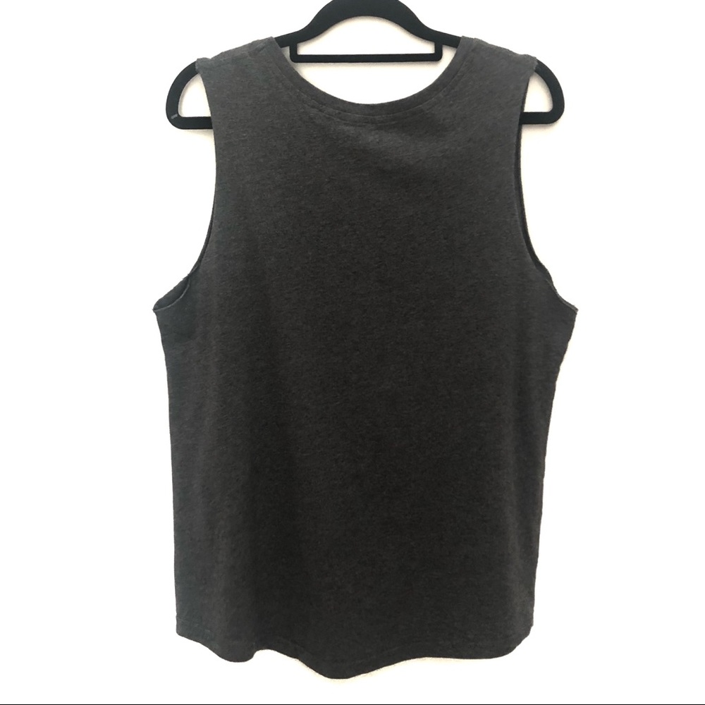 Country Road XS Linen Tank Top Pom Pom Trim Black Staple piece Hi-low Hemline - Picture 5 of 11